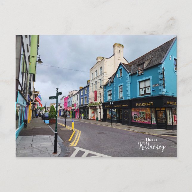 Postal Killarney Colorido- Irlanda (Anverso)