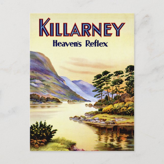 Postal Killarney ~ El reflejo del cielo (Anverso)