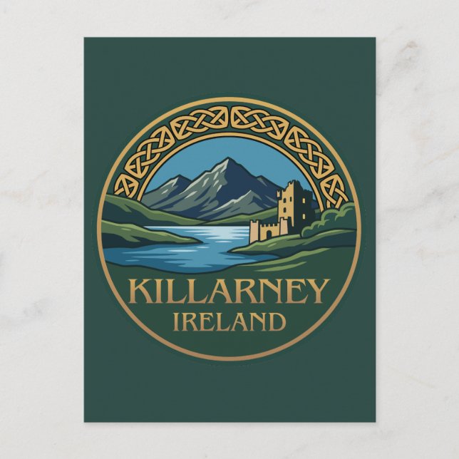 Postal Killarney Ireland (Anverso)