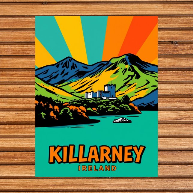 Postal Killarney, Irlanda Lake Art Travel (Killarney, Ireland Lake Art Travel Postcard
)