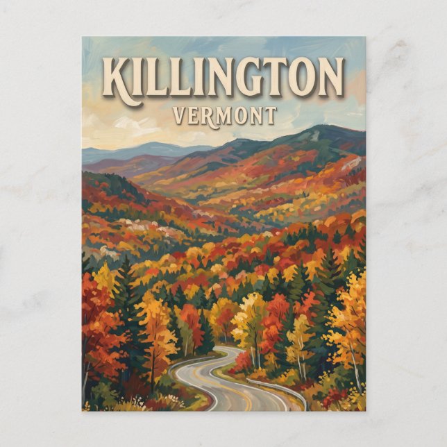 Postal Killington Vermont (Anverso)