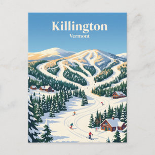 Postal Killington Vermont, EE. UU.