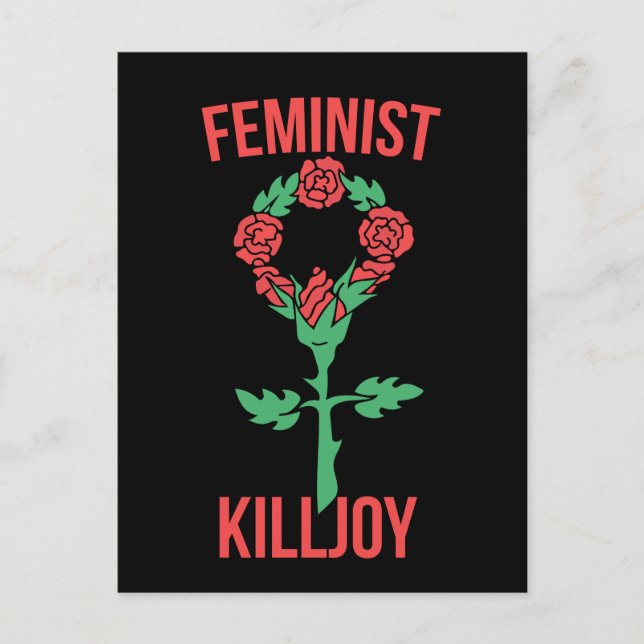 Postal Killjoy Feminista (Anverso)