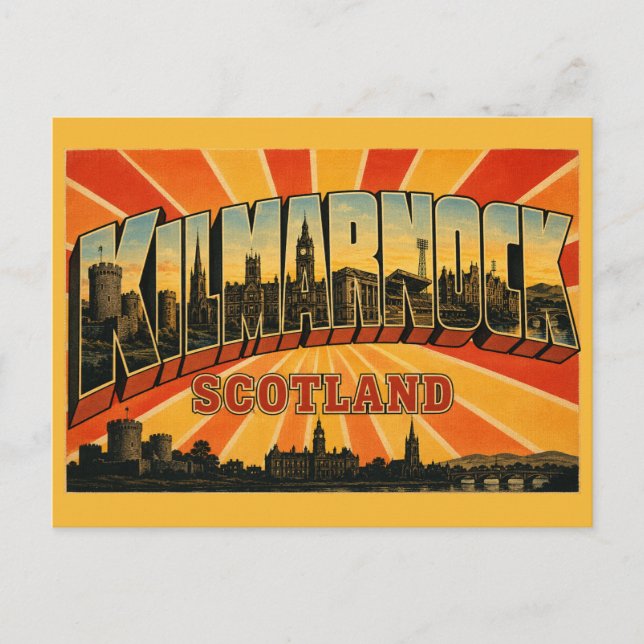 Postal Kilmarnock Escocia Dean Castle (Anverso)
