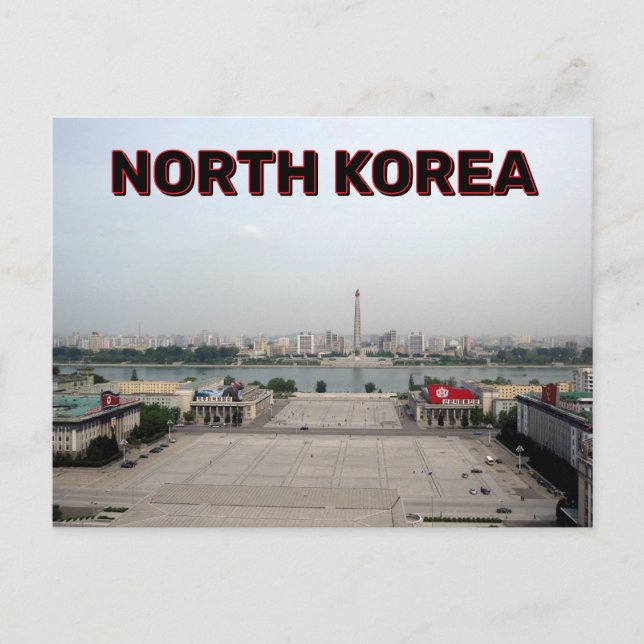 Postal Kim Il-Sung Square North Korea (Anverso)