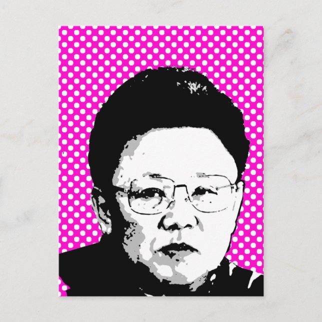 Postal Kim Jong Il (Anverso)