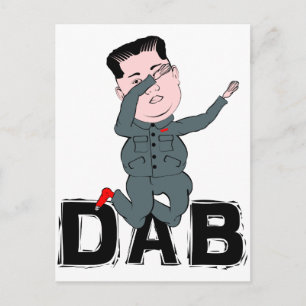 Postal Kim Jong-Un haciendo Dabbing
