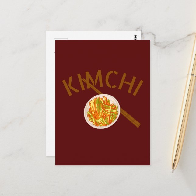 Postal kimchi lindo (Anverso/Reverso In Situ)