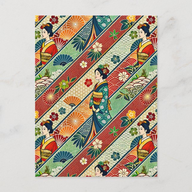 Postal Kimono japonés (Anverso)