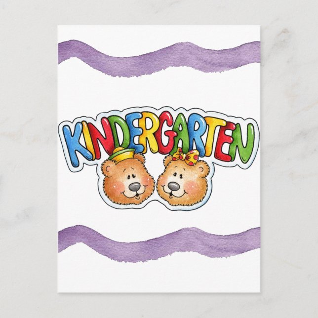 Postal Kindergarten (Anverso)