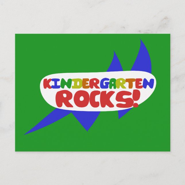 Postal Kindergarten ROCKS (Anverso)
