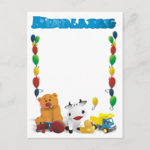 Postal Kindertagsgrüße