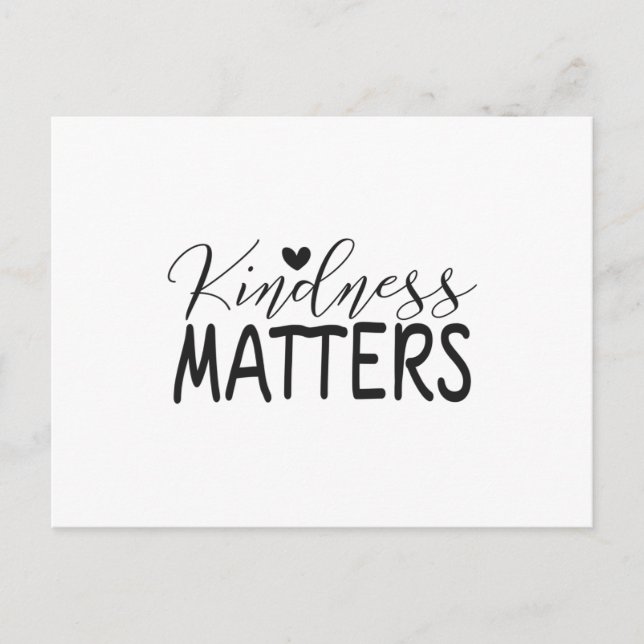 Postal Kindness matters (Anverso)