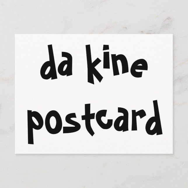 Postal kine hawaiano local (Anverso)