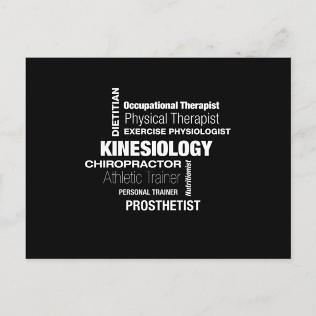 Postal Kinesiology Kinesiologist Physio Physical Therapis (Anverso)