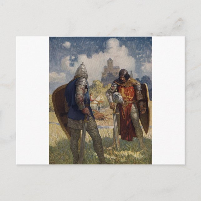 Postal King Arthur y Castle (Anverso)