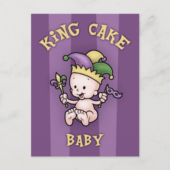 Postal King Cake Baby (Anverso)
