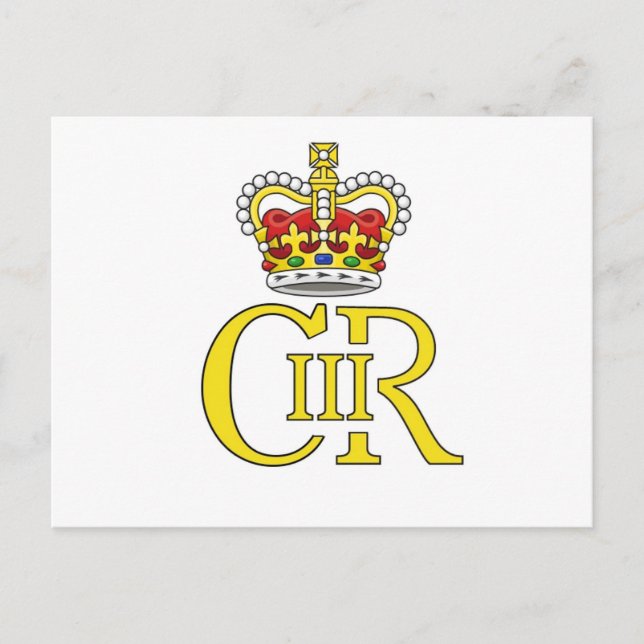Postal King Charles III cypher postcard (Anverso)