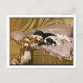 Postal King Charles Spaniels por Arthur Wardle