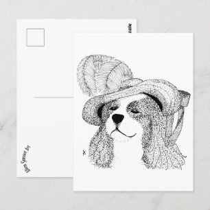 Postal King Charles y Fancy Gorra