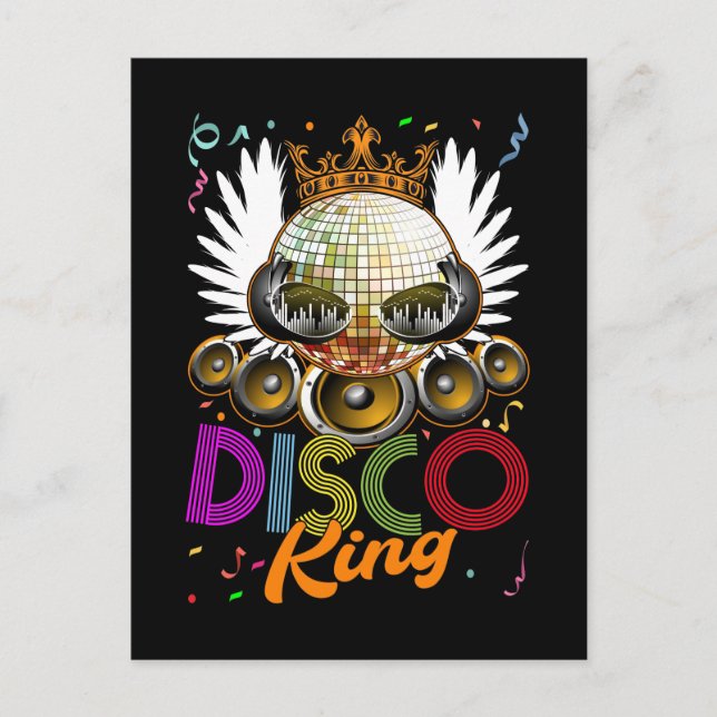 Postal King Disco Funky Music Dancing (Anverso)