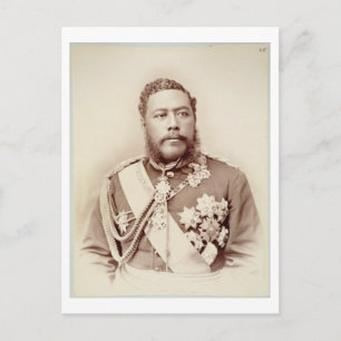 Postal King Kalakaua (1836-91), finales del c19 (foto sep