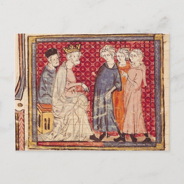 Postal King Philippe I , Grandes Crónicas de Francia (Anverso)