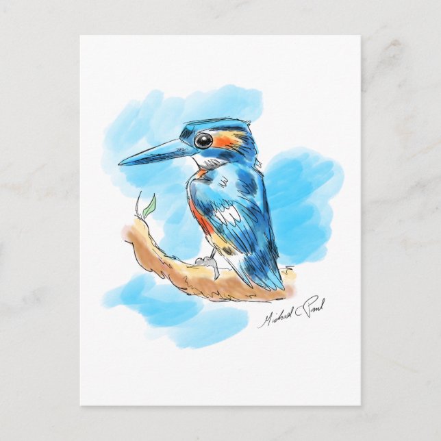 Postal Kingfisher (Anverso)