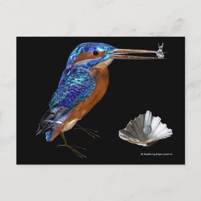 POSTAL KINGFISHER (Anverso)