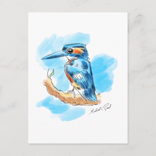Postal Kingfisher (Anverso)