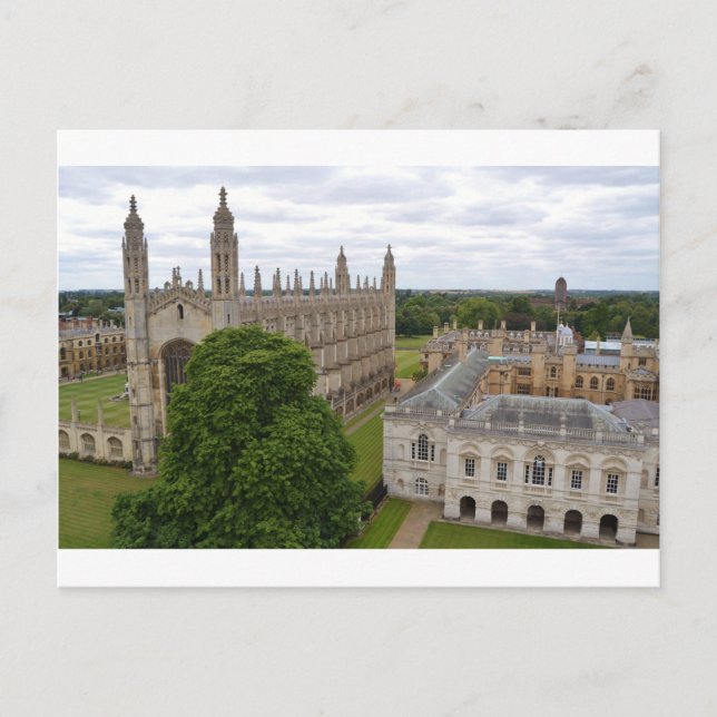 Postal 'King's College, Cambridge' (Anverso)