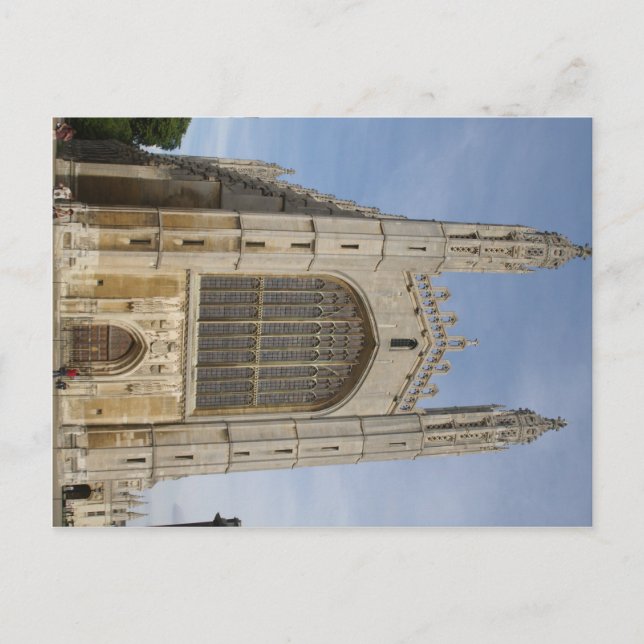 Postal Kings College Chappel En Cambridge, Reino Unido (Anverso)
