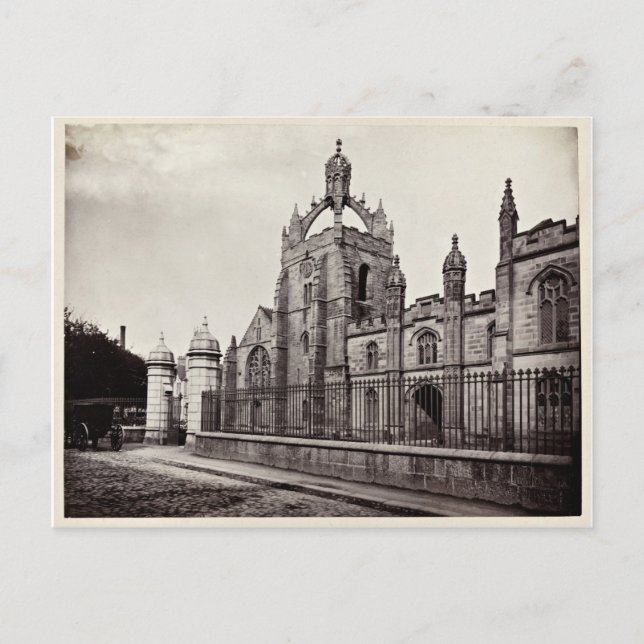 Postal King's College - Universidad de Aberdeen - Vintage (Anverso)