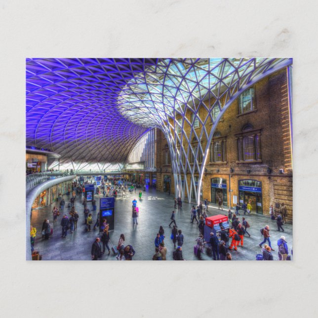 Postal Kings Cross Rail Station London (Anverso)