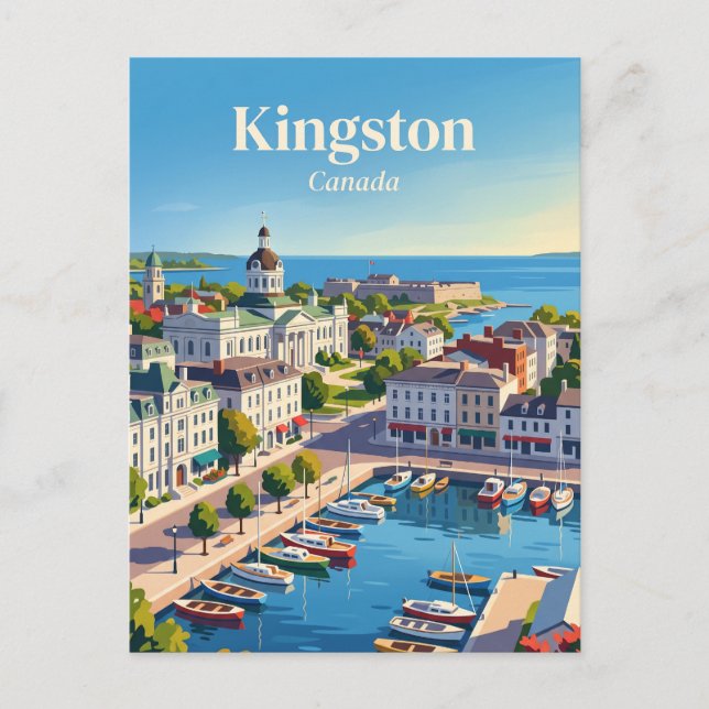 Postal Kingston Canadá (Anverso)