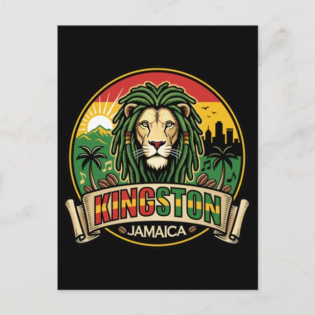Postal Kingston Jamaica Island Caribbean (Anverso)