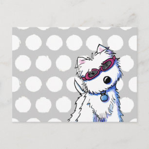 Postal KiniArt Westie Sun Doggles