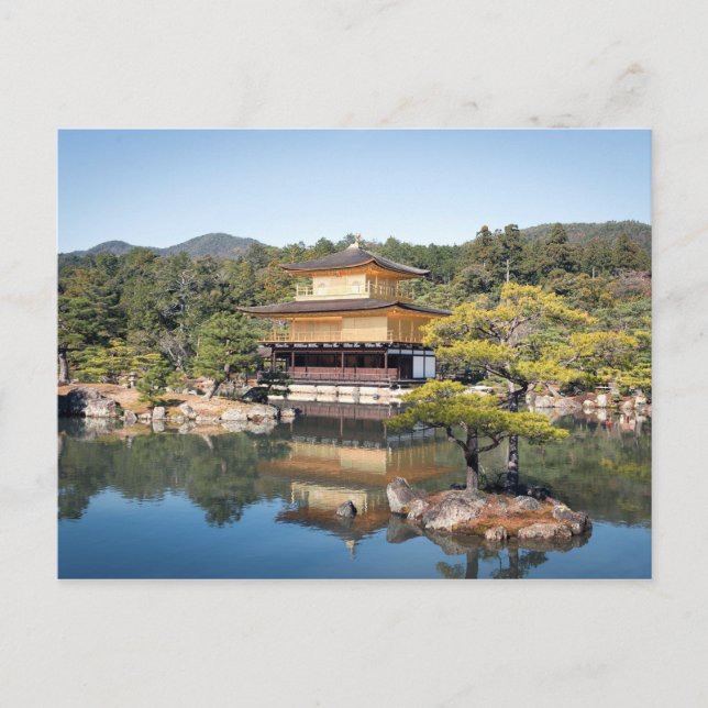 Postal Kinkaku-ji de Kyoto (Anverso)
