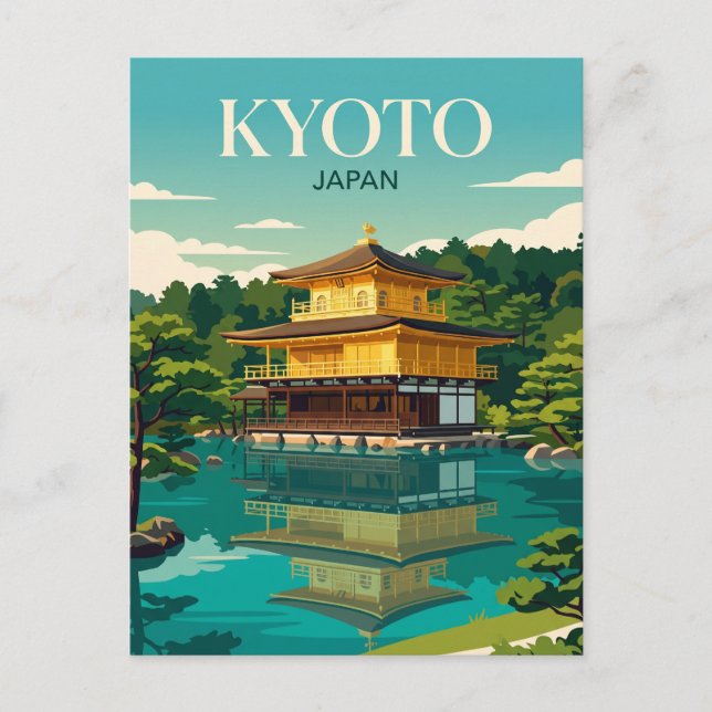 Postal Kinkaku-ji Japón (Anverso)