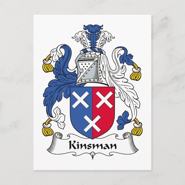 Postal Kinsman Family Crest (Anverso)