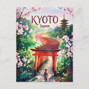 Postal Kioto Japón