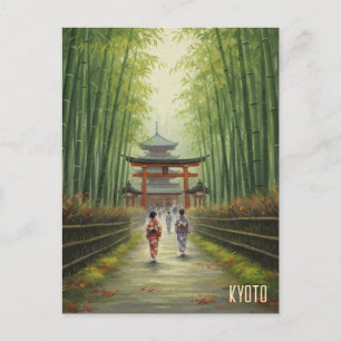 Postal Kioto Japón