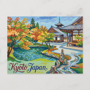 Postal Kioto Japón