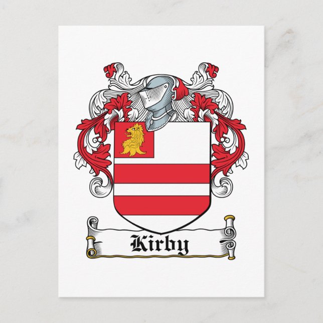 Postal Kirby Family Crest (Anverso)