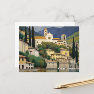 Postal Kirche Cassone Gustav Klimt Painting Serene