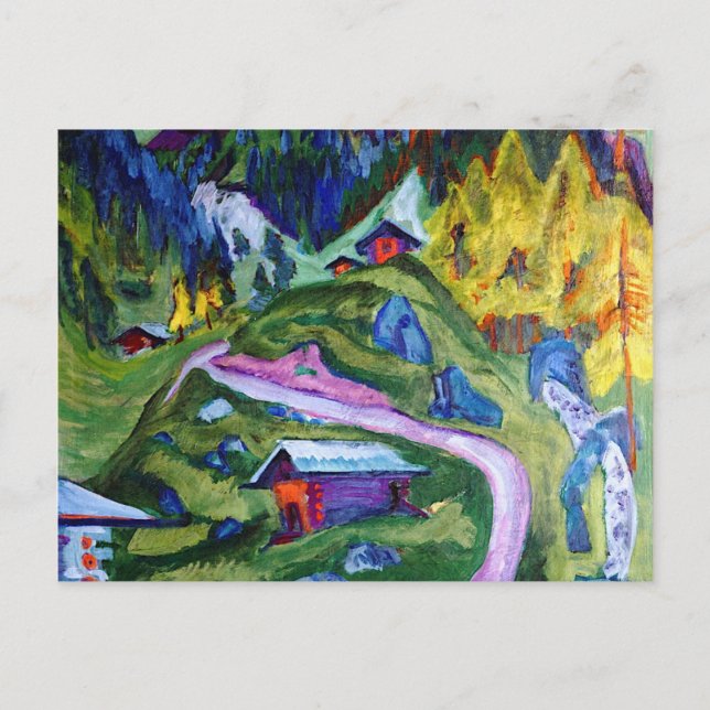 Postal Kirchner - Ruta Alp (Anverso)