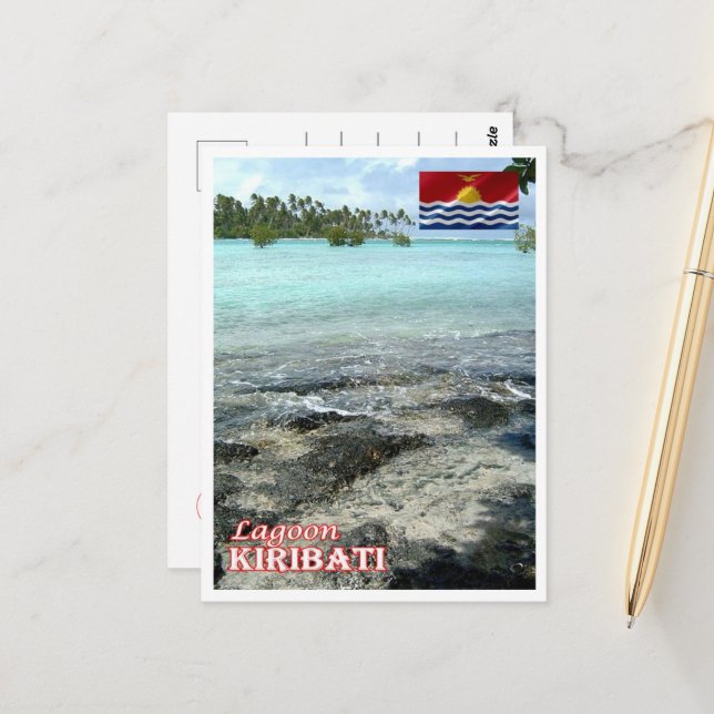 Postal Kiribati - Laguna - Panorama - (Anverso/Reverso In Situ)