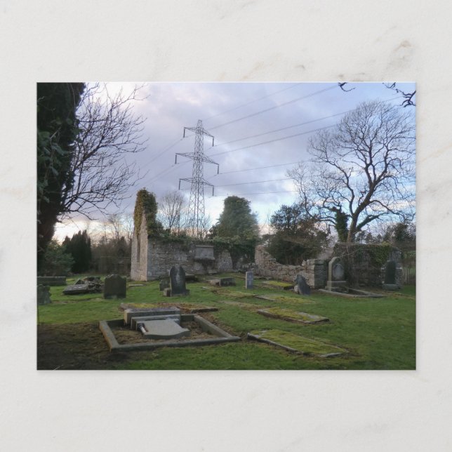 Postal Kirk negro del Outlander: Ruinas de la iglesia de (Anverso)