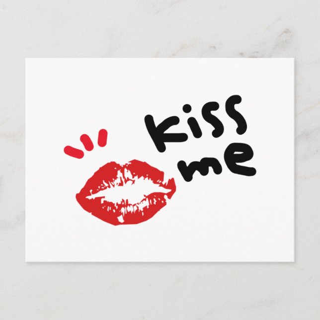 POSTAL KISS ME (Anverso)