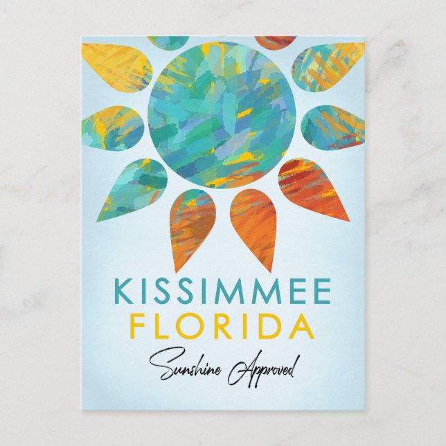 Postal Kissimmee Florida Sunshine Travel (Anverso)